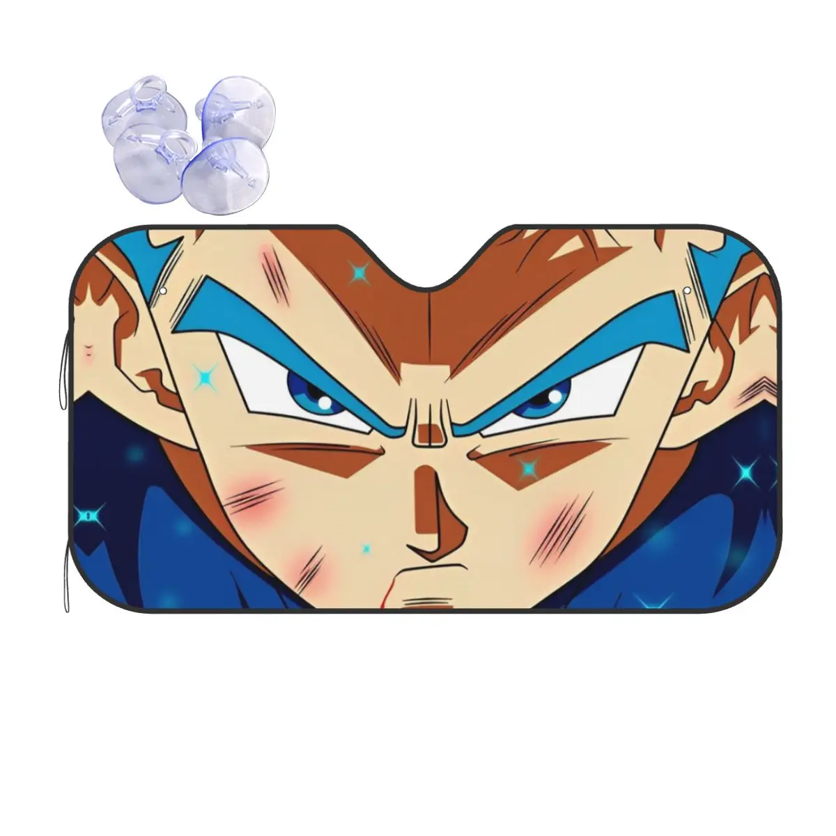 Dragon Ball Super Saiyan Eyes Windshield Sunshade Creative Car Front Windshield 70x130cm Car Sunshade Blinds Sun Shade Protect