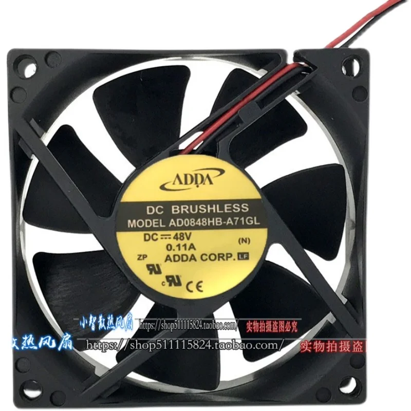 ORIGINAL AD0848HB-A71GL 48V 0.11A 8025 80*80*25mm NEW COOLING FAN RADIATOR