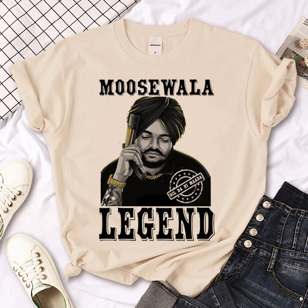 Sidhu Moosewala Tee women manga funny graphic t-shirts female graphic clothes