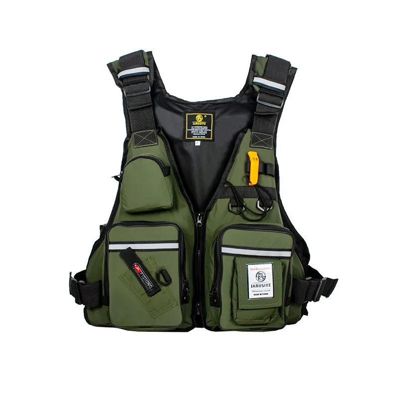 Imagem -02 - Professional Fly Fishing Vest Respirável Mesh Life Jacket Outdoor Tactical Vestuário para Camping ou Atividades Aquáticas