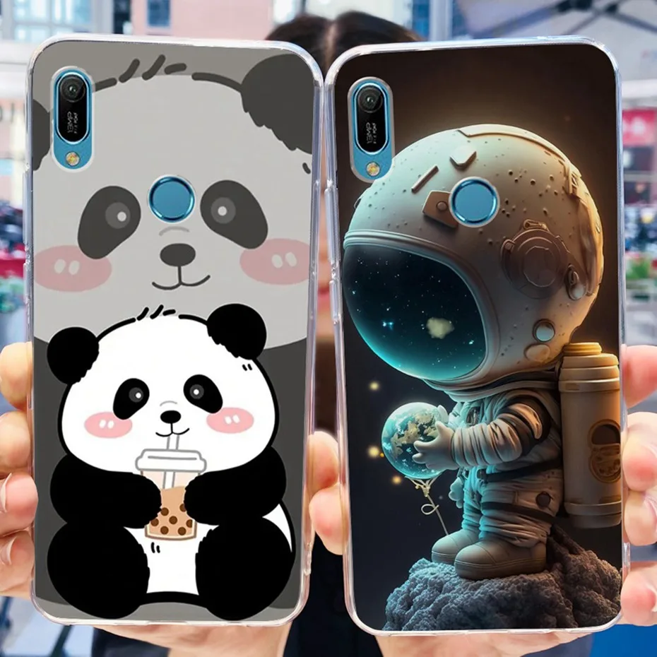 Lovely Printing Case For Huawei Y6 (2019) / Y6 Prime (2019) / Y6 Pro (2019) MRD-LX2 LX1 LX3 Soft Silicone TPU Phone Cases