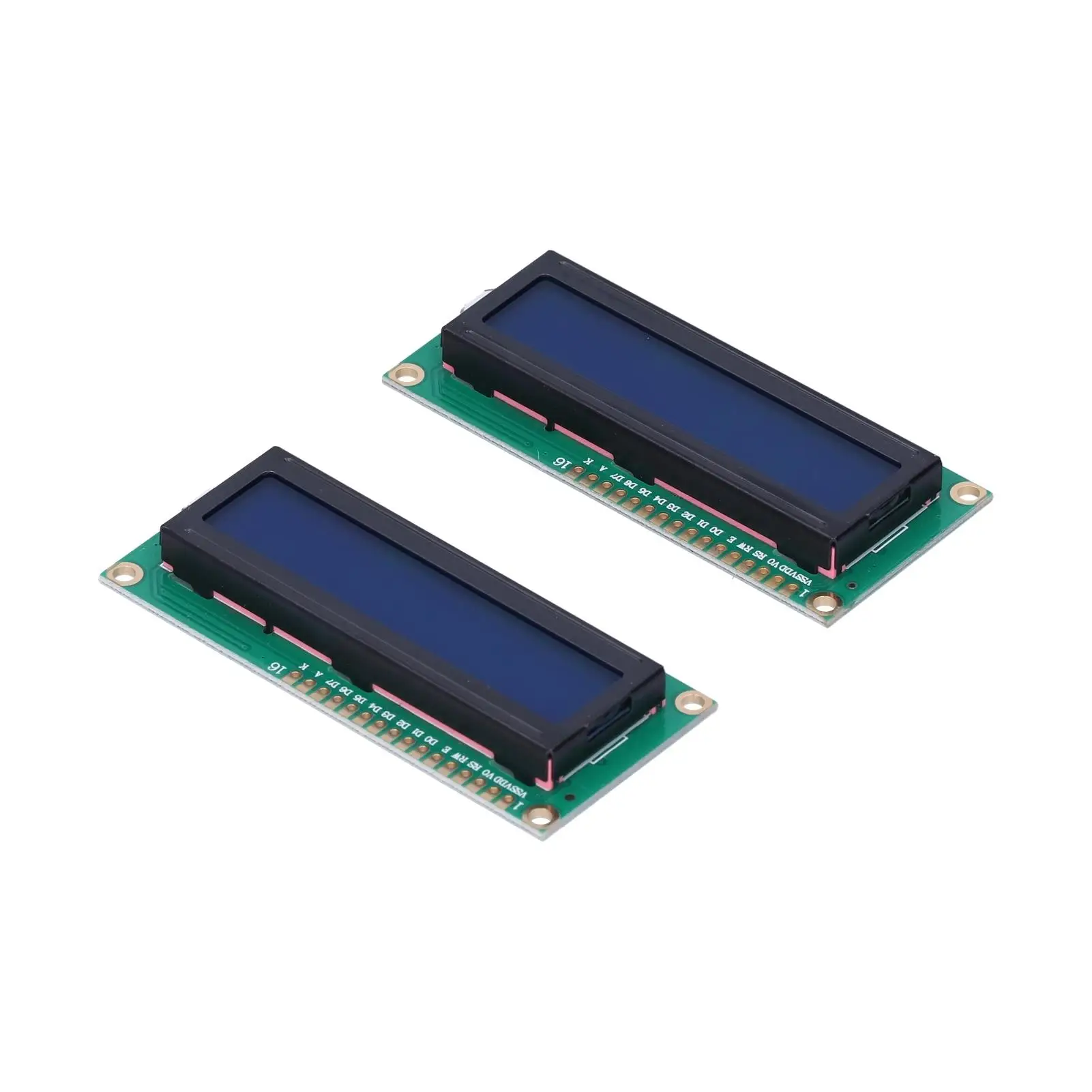 2Pcs 1602 LCD Display Module for Microcontrollers - DC5V Robot Accessories & Development Board