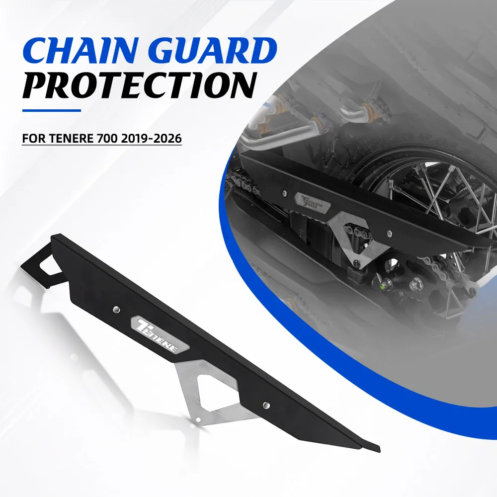 

FOR YAMAHA TENERE 700 2019-2021-2022-2023-2024-2025-2026 Motorcycle Chain Guard Protector Decoration Chain Sprocket Frame Cover
