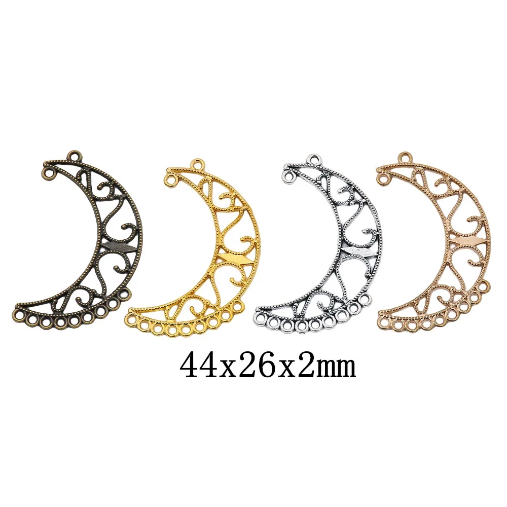 22pieces (Connector) vintage zinc alloy charm metal pendant DIY jewelry discovery making accessories2677