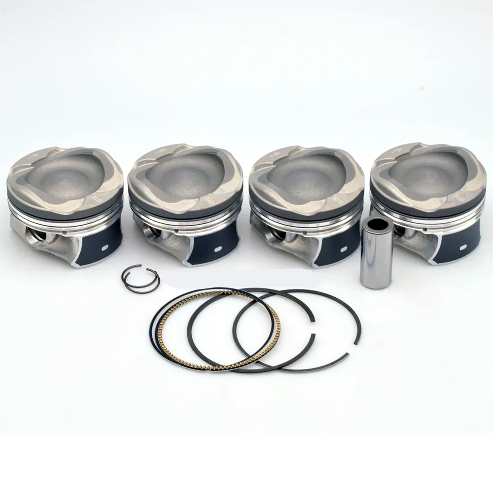 AUTO ENGINE PARTS pistons & piston rings set For C-MAX FOCUS GALAXY KUGA MONDEO S-MAX S60 S80 V40 V60 V70 1.6L L4 GAS 1.6T 10-20