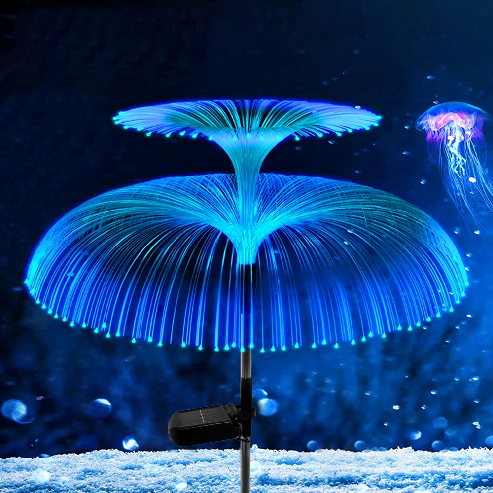 

1pc Solar Garden Lights Outdoor, 7 Color Changing, Solar Jellyfish Lights, Decorative Lights for Pathway, Patio, Backyard, Lawn