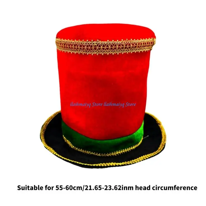 قبعة جندي لعبة الطبول للجنسين 573B للاستعراضات والعروض، تصميم مسامي مع تفاصيل زخرفية ذهبية #6