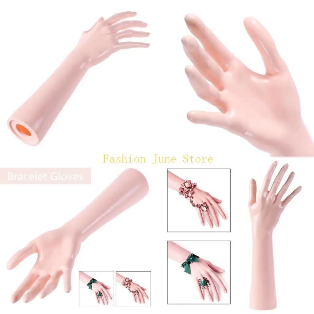 

N5KA Art Fake Model Watch Ring Bracelet Gloves Stand Display Mannequin Hand