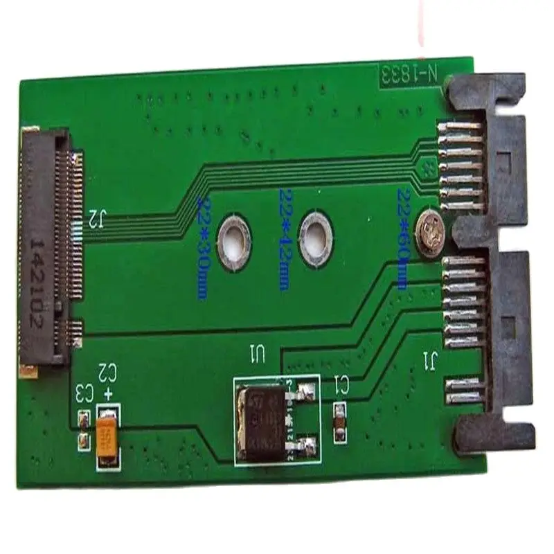 M.2 ngff ssd zu 1,8 zoll micro sata interface adapter karte