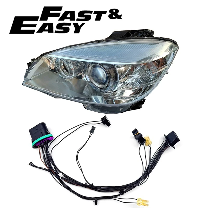 

Suitable for 2008-2010 C-Class W204 C200 C260 Xenon headlight internal wiring harness plug wire harness non AFS