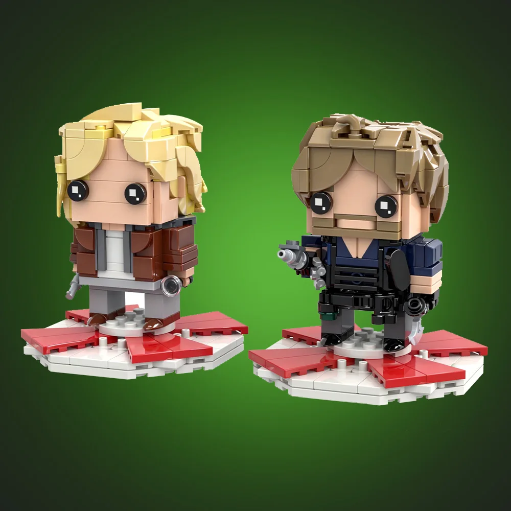 

MOC Grace Ashcroft Doll Building Blocks Model Horror Movie Leon Scott Kennedy Action Fgures Bricks Assembly Toys Kids DIY Gifts