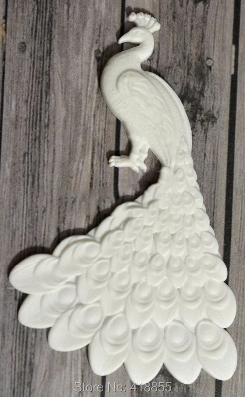 Silicone Peacock Crafts Mold, Decorating Cake, Fondant Mold, Cake Decorations, Silicone Rubber, PRZY Eco-friendly
