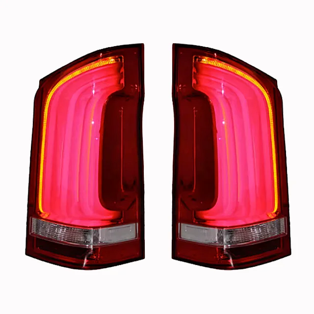 Car Red Taillight For  V Class 447 Tail Light Retrofitting Led Brake Turn Signal Rear Lamps