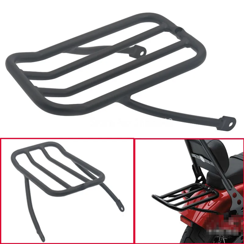 

Motorcycle Rear Solo Seat Luggage Rack Support Shelf Black For Harley Sportster Iron XL 883 1200 48 2007-2022 Moto Accessories