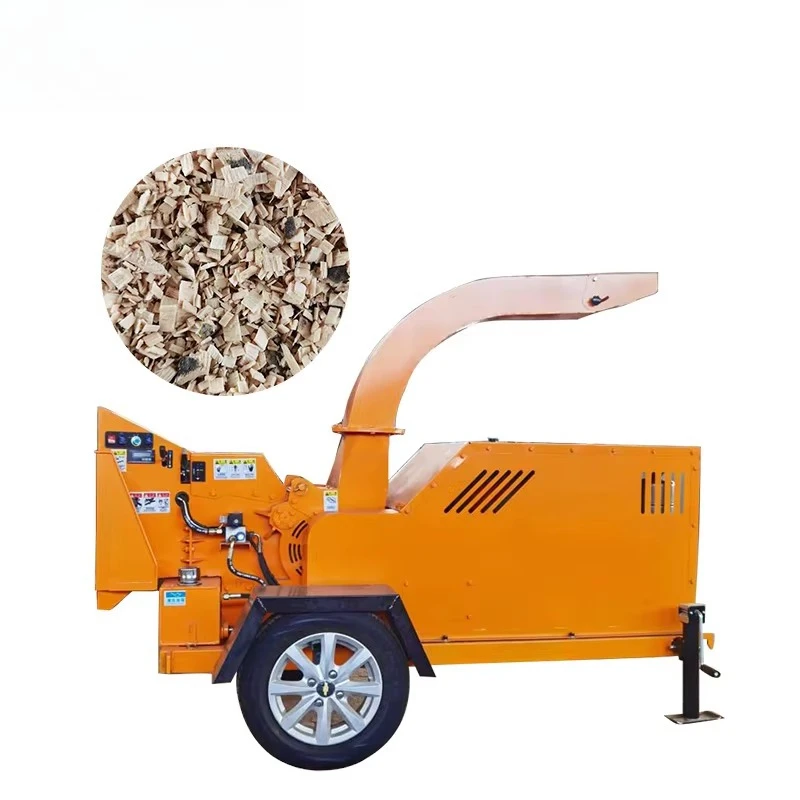 Industrial Wood Sawdust Making Chipper Machine /mobile Wood Crusher in Wood Factory
