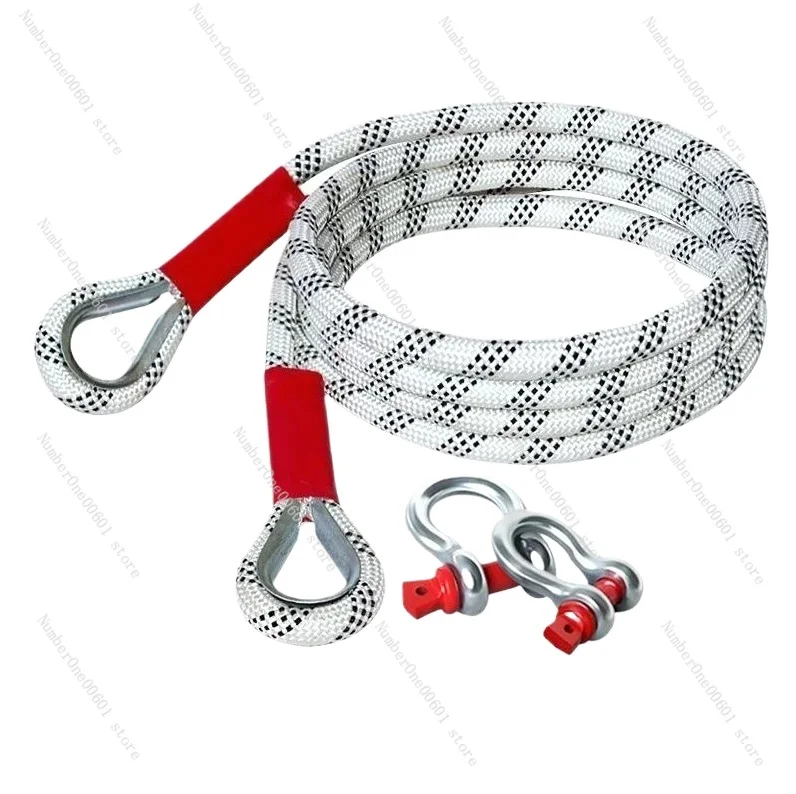 

Traile Imported 20 Tons Trailer Rope Thickened Pull Rope Heavy-duty Off-road Trolley Special Rope Car