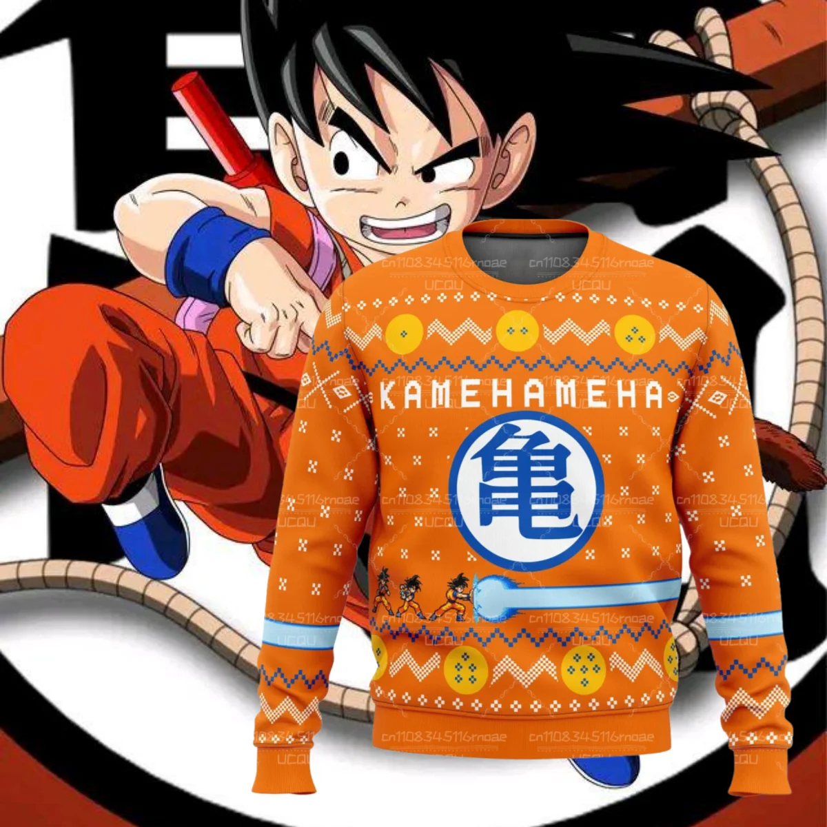 

2026 Dragon Ball Wukong Logo Fashion Children/Adult Hoodies Spring and Autumn Cartoon Anime Women's Sports Shirt Top