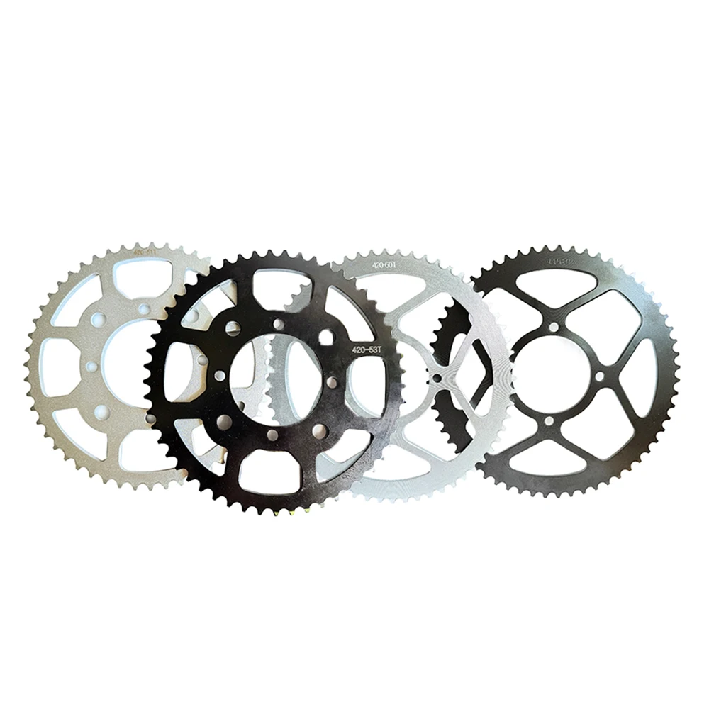 

Motorcycle 420 Chain Rear Sprocket 51T 53T 57T 60T 76mm For 50cc 70cc 90cc 110cc 125cc 250cc Pit Dirt Bike ATV Quad Bike Go Kart