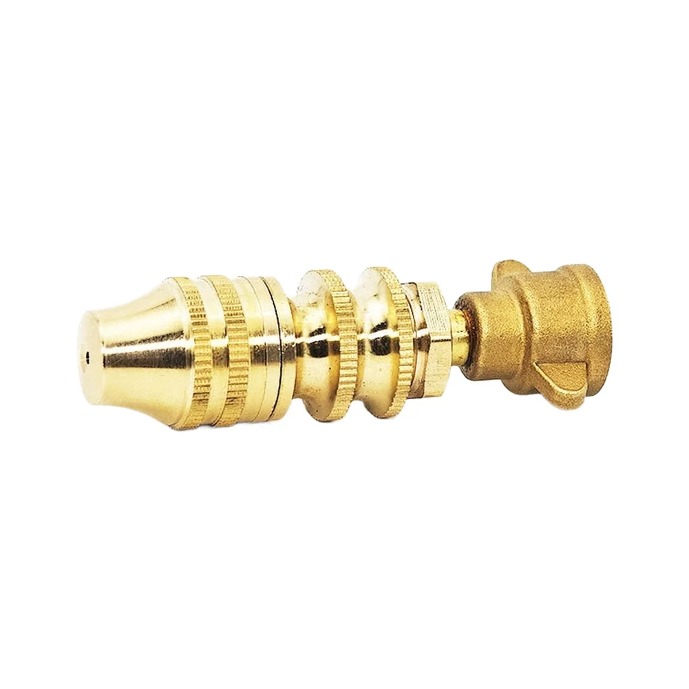 Adjustable High Pressure Brass Mist Nozzle for Field Spraying Systems and Manual Backpack Sprayer Compatibility