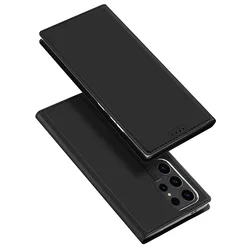 Dux Ducis Pu Leather Phone Card Case For Samsung Galaxy S26 S25 S24 S23 FE S10 Plus Ultra Coque Luxury Thin Flip Wallet Cover