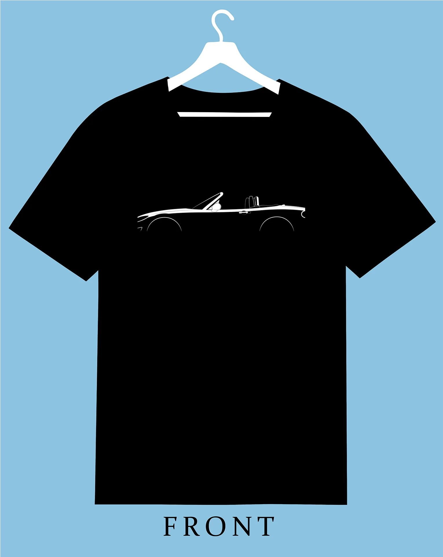 

0809 Maz.da 22 MX-5 Miata (NC) Silhouette 2025 Men Women T Shirt Casual Racing Car fans Logo tee Enthusiast Graphic Summer Short
