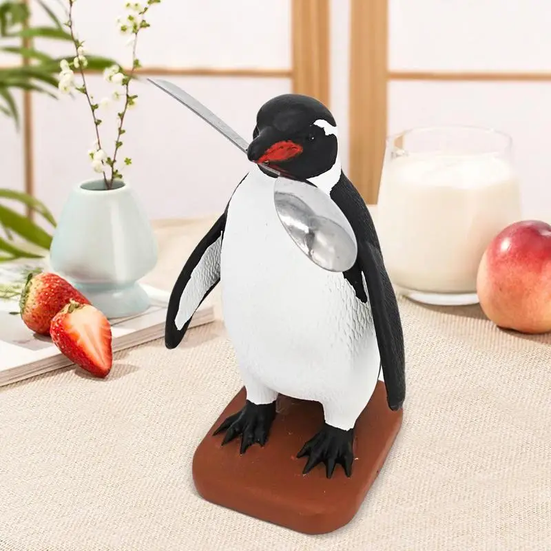 Magnetic Statue For Key Hanger Cute Penguin Shape Novelty Key Hooks Magnet Statues Key Hanger For Birthday New Year Christmas