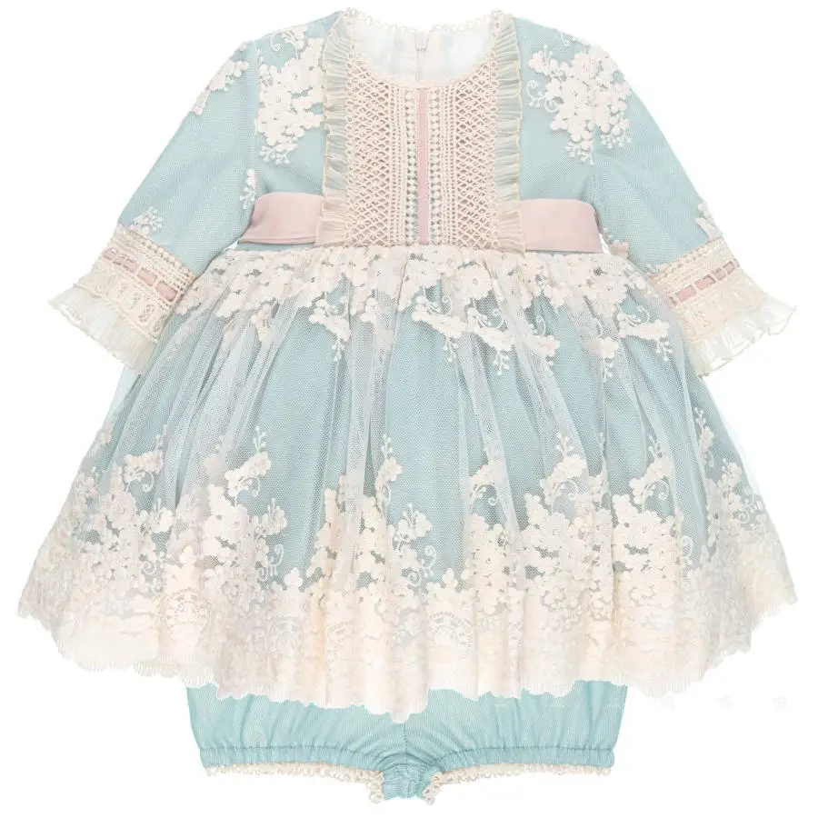 Josaywin Baby Girl Lolita Princess Ball Gown Spanish Vintage Autumn Winter Cute Kids Dresses Vestidos Baby Children Dresses