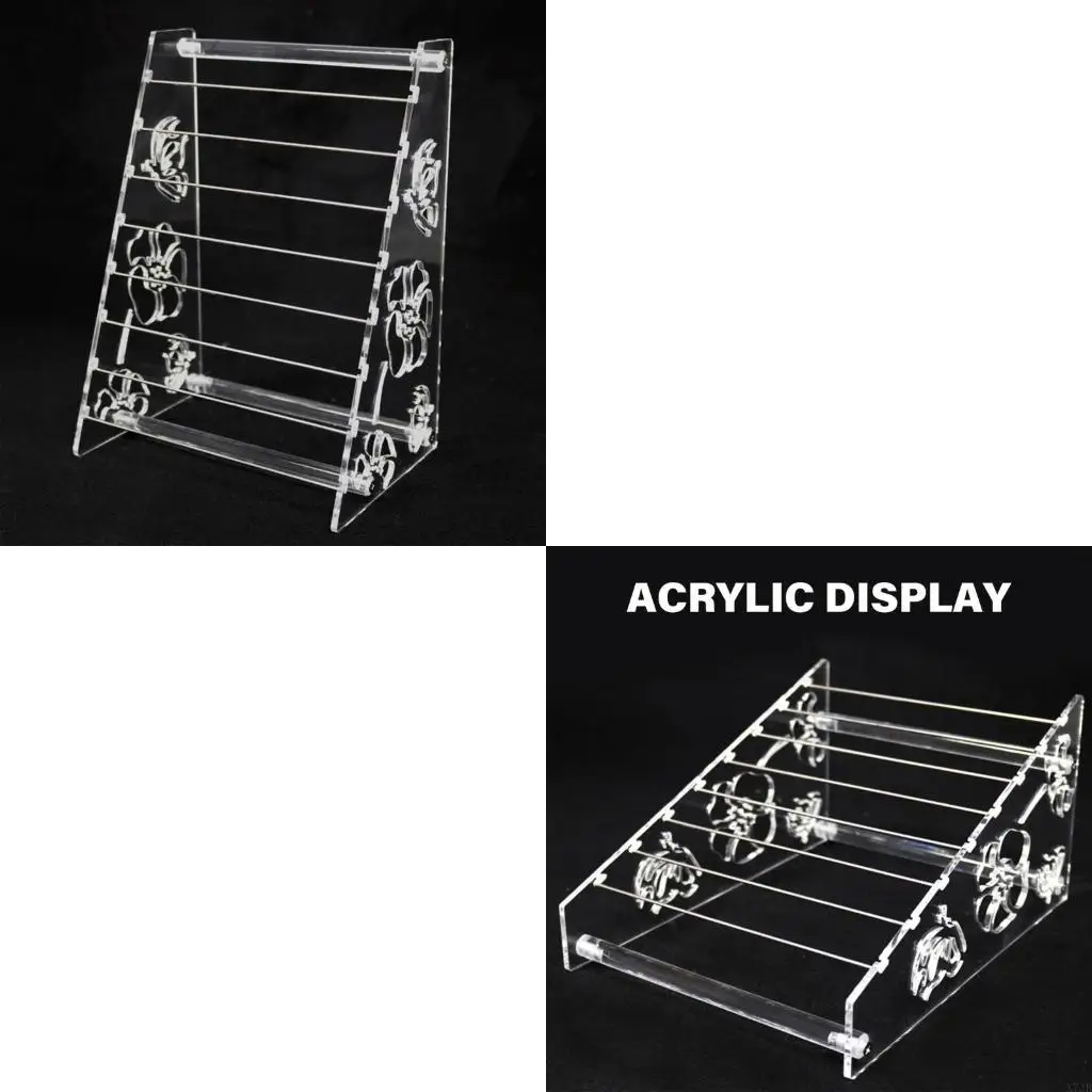 

Acrylic Bead Holder Clear Jewelry Dispaly Rack for Easy Viewing and Access