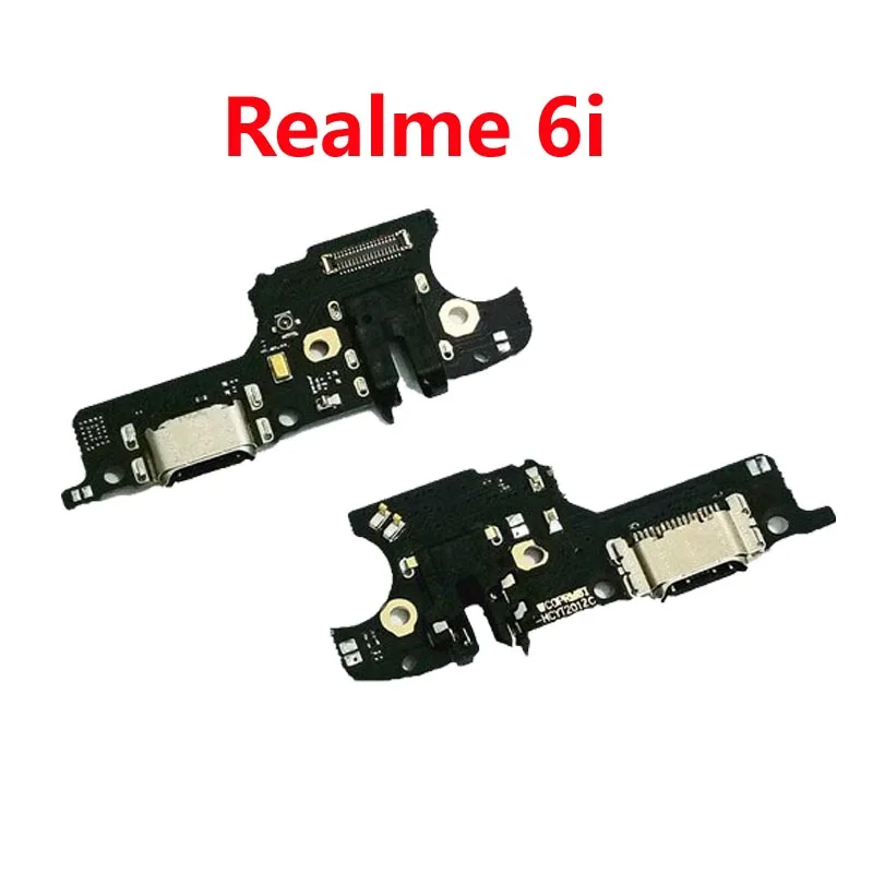 For OPPO Realme 6 6i 6 Pro USB Charging Charger Dock Port Flex Cable With Microphone Mic Board Connector Repair Parts