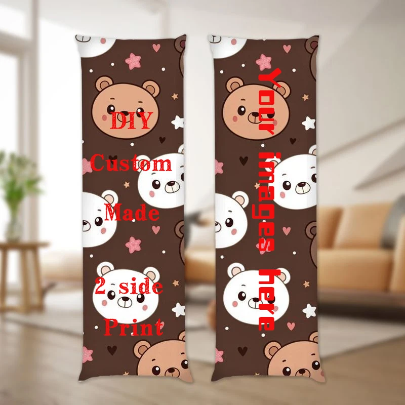 DIY Custom Print Anime Dakimakura Cover Hugging Body Pillowcase Throw Pillow Case Only One For You Home Bed Decoration