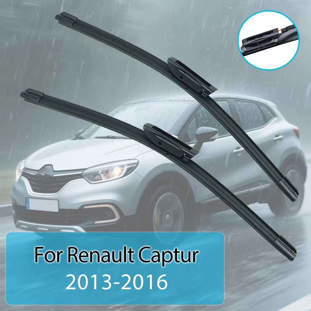 

Щетка стеклоочистителя автомобиля для Renault Captur (J87 MK2 XJB XJE) 2013-2024, резиновая заправка для лобового стекла, стеклоочиститель, автоаксессуары