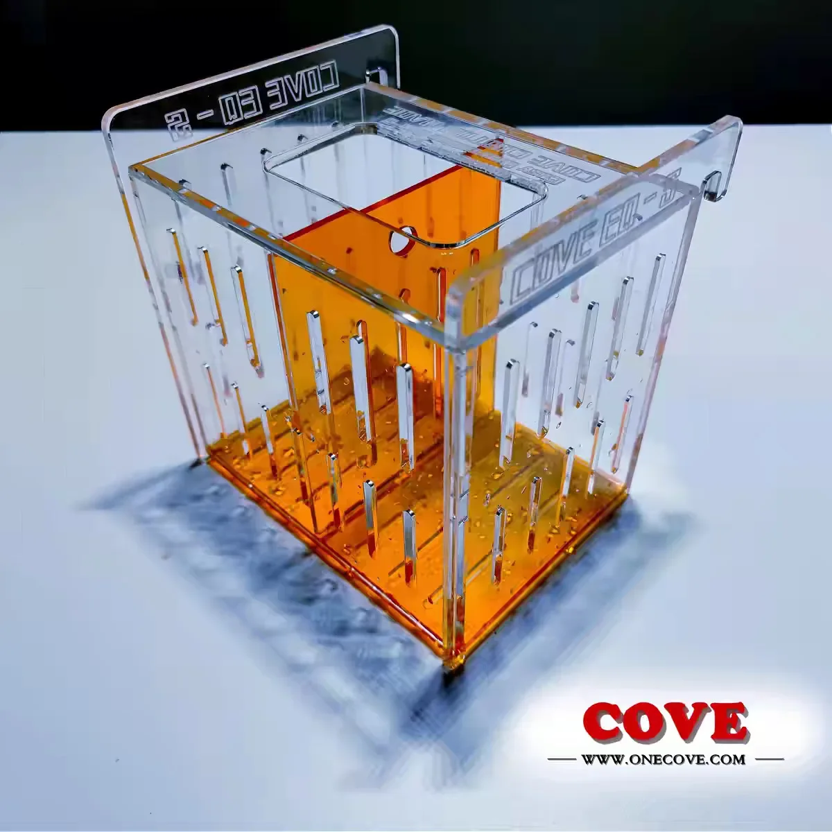 

COVE HD 4K Quarantine Box Fish Catcher Coral Quarantine Box Orange Aquarium Coral Seawater