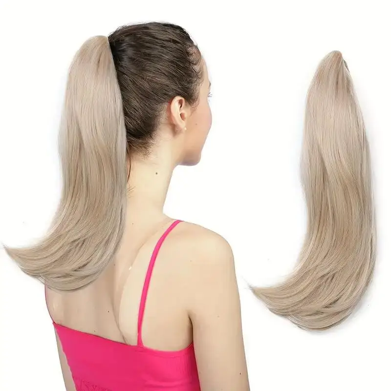 Cabello sintético ondulado para mujer, extensiones trenzadas de alta calidad, trenzas resistentes al calor, cola de caballo