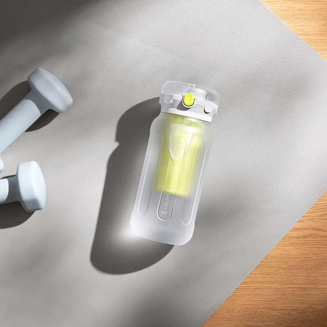 Xiaomi Mijia Sport Wasser Tasse 1L Sport Wasser Flasche Tragbare Reise Sicher Kunststoff Flaschen Für Training Sport Mischen Fitness Tasse