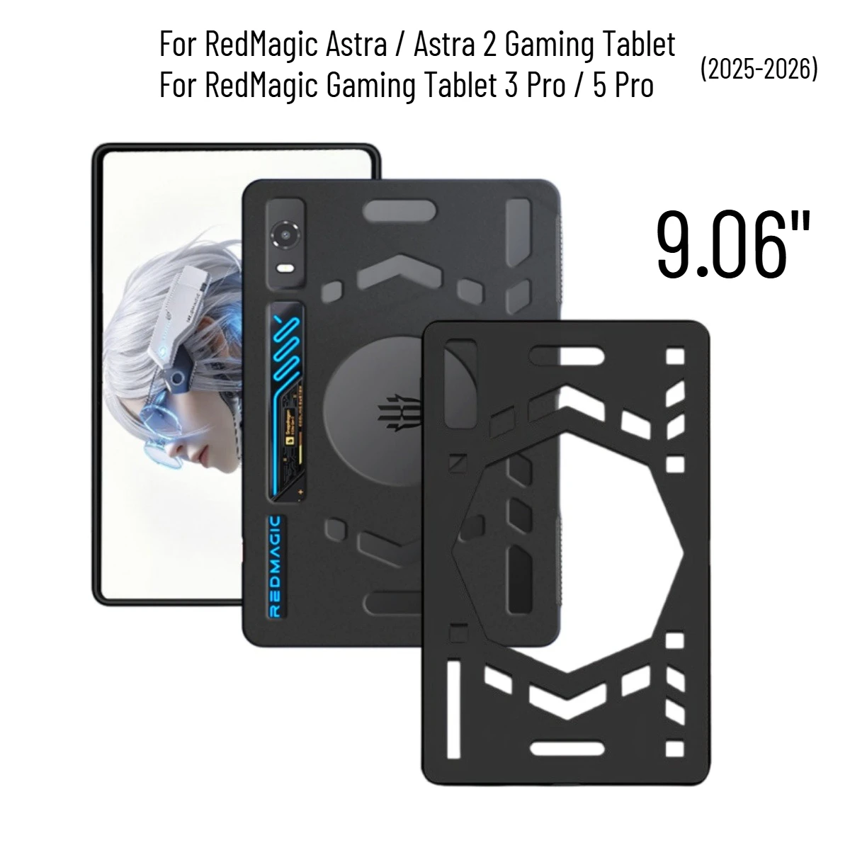Hollow TPU Cooling Case For RedMagic Astra Astra2 Gaming Tablet, For RedMagic Gaming Tablet 3 Pro / 5 Pro Heat‑Dissipating Case