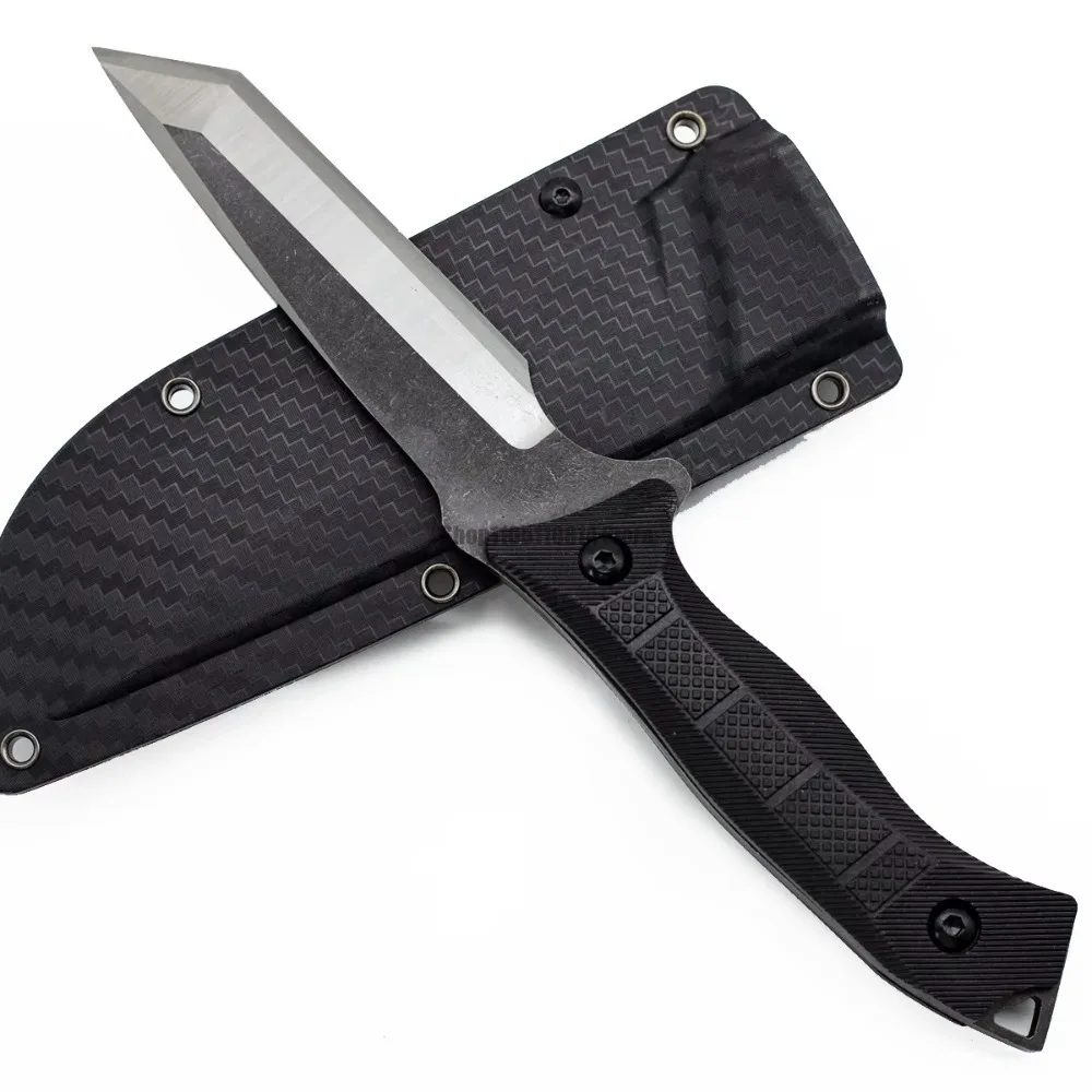 

Outdoor Camping Fixed Blade Knife Knife Straight Rock Climbing Survival Backpacking Tools EDC