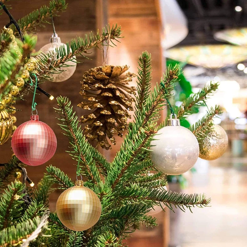 Mini gancho de adorno de Navidad en forma de S, colgante de bola de árbol de Navidad, colgador de plástico, decoración de fiesta en casa, 10/400 piezas