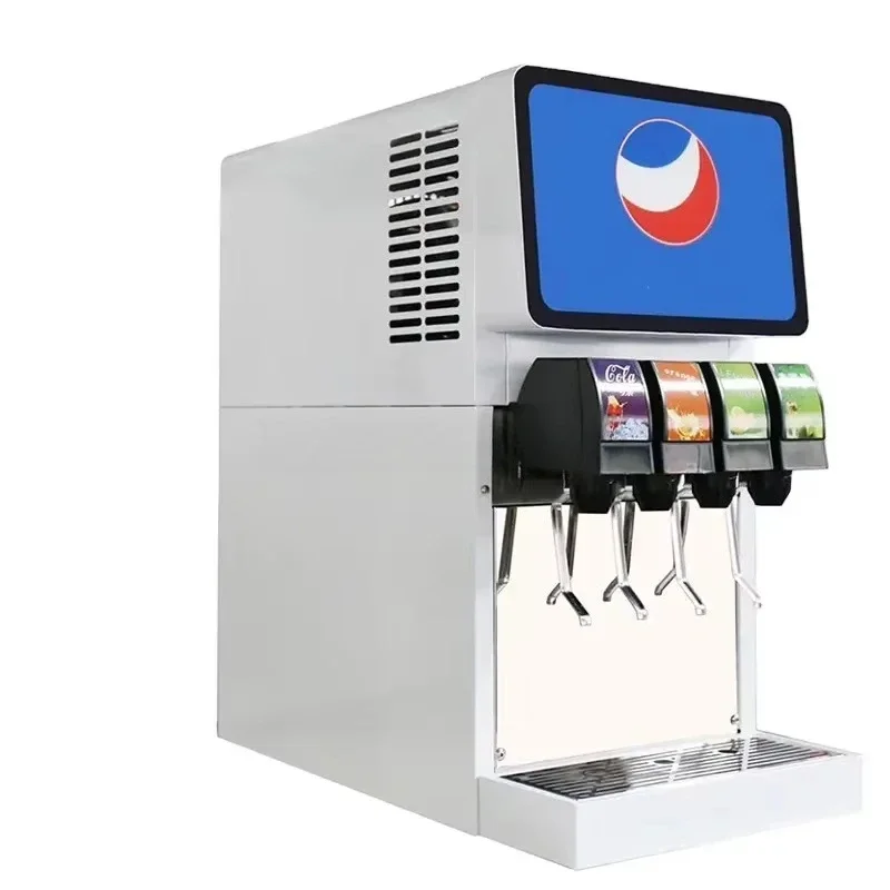 

Commercial 6 Flavors Carbonated Beverage Fountain Soda Machine Dispenser
