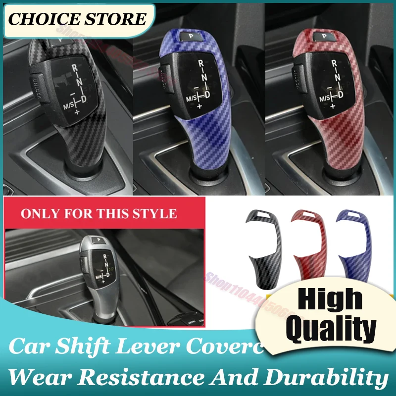 Gear Shift Knob Cover Gear Sticker Protective Cap For BMW 2 3 4 5 6 Series X3 X4 X5 X6 F30 F22 F34 F35 F15 F25 LHD