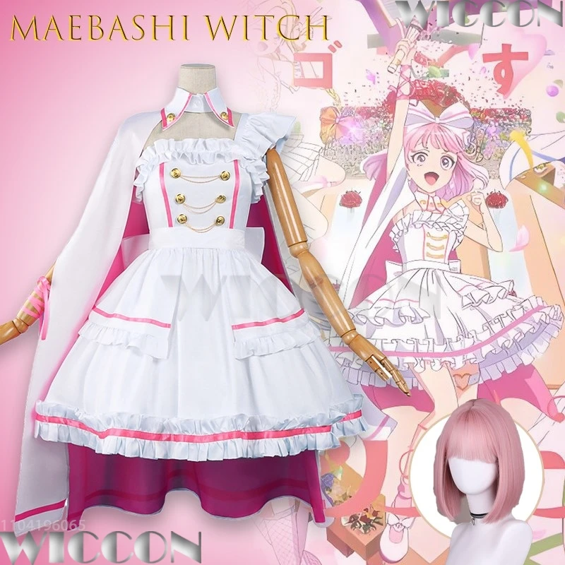 Maeba shiWitch Idol-ropa de concierto para mujer, traje de Cosplay de Anime, Mitama Cocoa YuzuYuina Kyoka, vestido de juego de rol, traje de fiesta y Carnaval