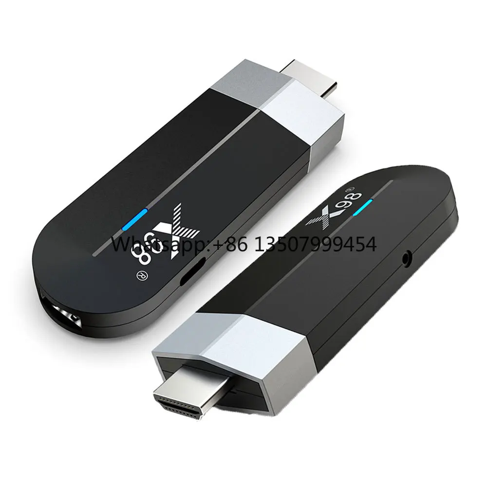 X98s 500 Mini Stick Android 11 AV1 Smart TV BOX Amlogic S905y4 2GB 16GB 4GB 32GB 4K 2.4G 5G WIFI H.265 Set Top Box