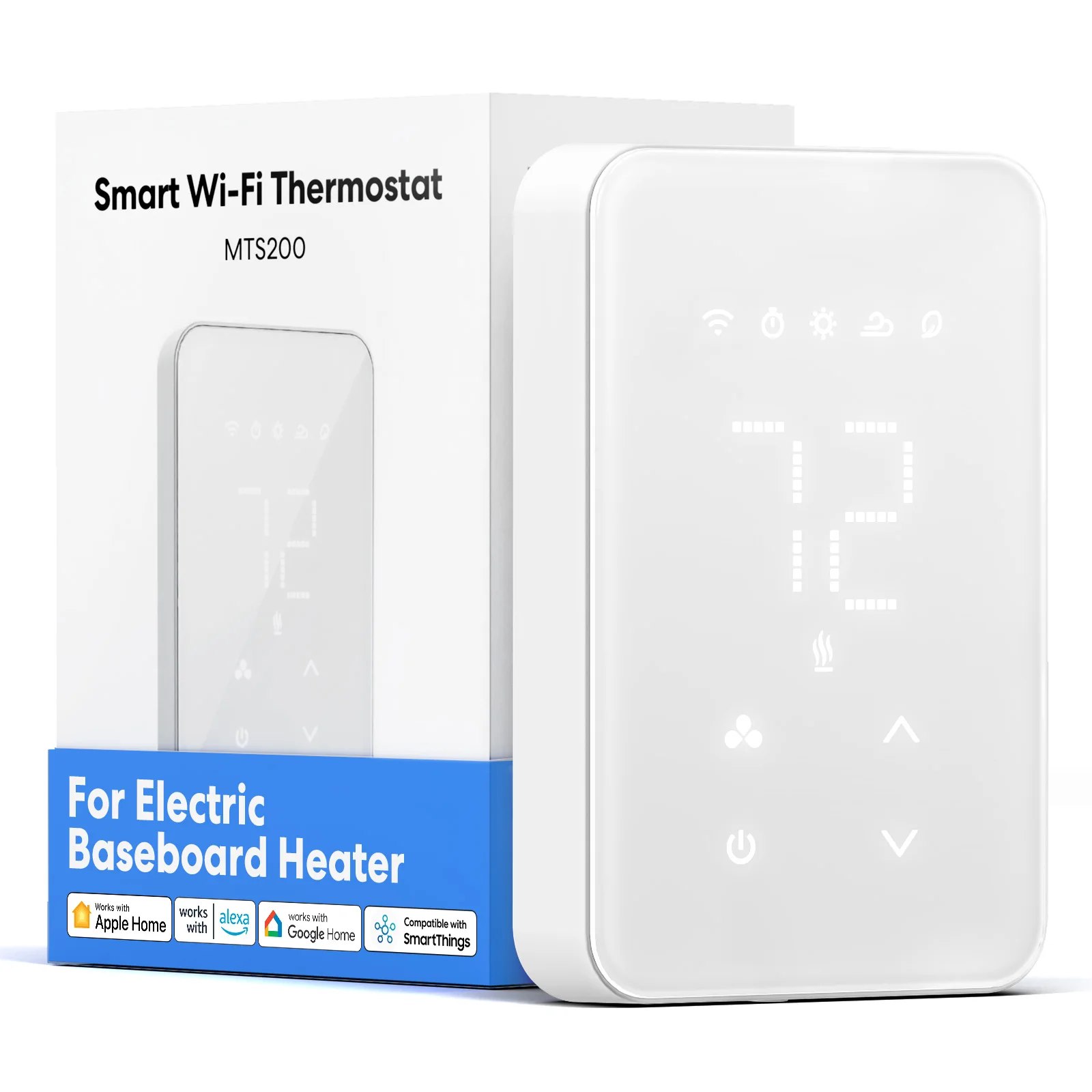 Meross Smart Homekit Wi-Fi Thermostat Temperature Controller for Electric Heating System Work with Alexa Google Assistant