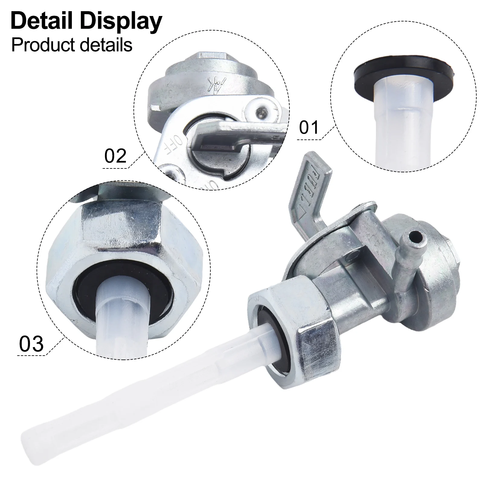 Precision Engineered Fuel Shut Off Valve for Use in For PREDATOR Generators Works Perfectly with Models Rated at both Levels