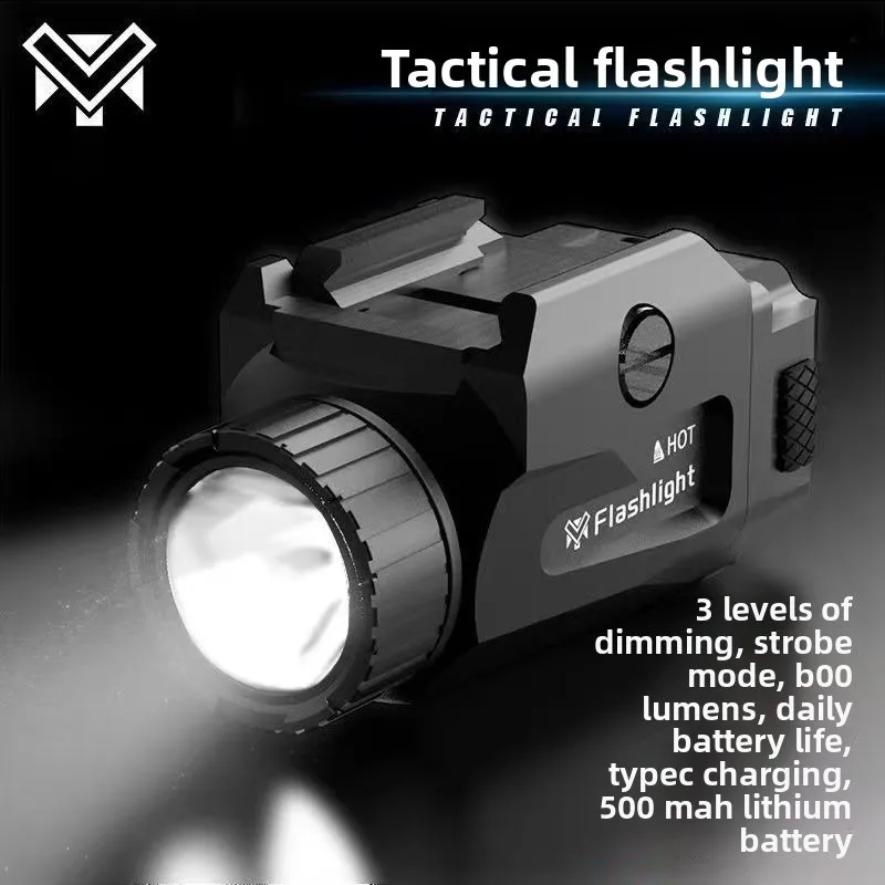 Torcia sospesa MRY con nylon metallico, nuova luce potente per pistola elettrica Galaxy Glock G22 G17 Glock
