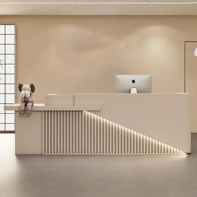 

Beauty Office Restaurant Tables Front Desk Lectern Pulpit Checkout Hair Salon Shop Counter Aesthetic Mostrador Trendy Furniture