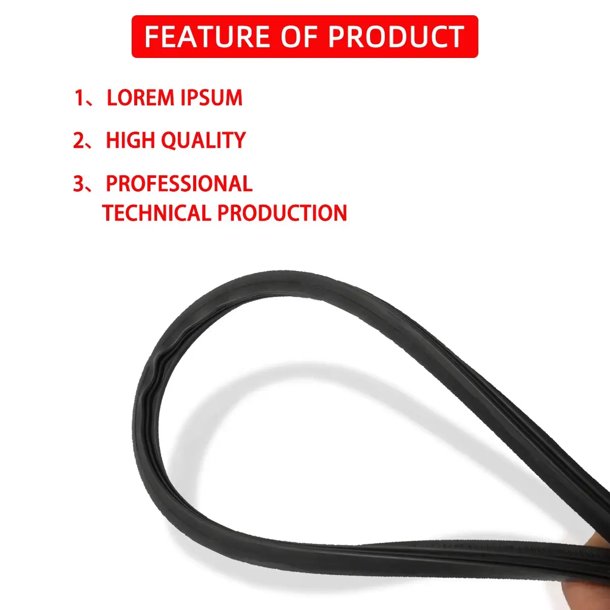 ممسحة شفرة ملء قطاع ممسحة شفرة ملء StripCar ممسحة المطاط ملء قطاع مناسبة لمساحات ثلاث مراحل 14 "16" 17 "18" 19 #5