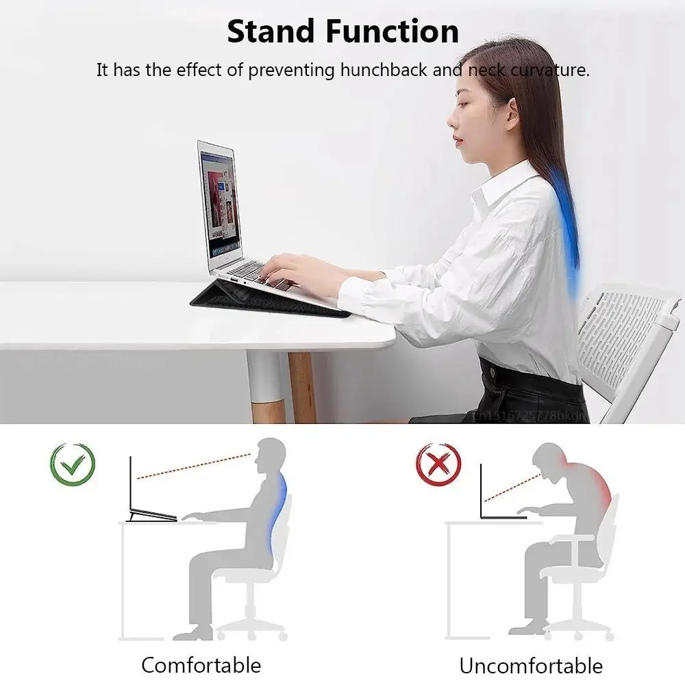 

PU Leather Laptop Sleeve Waterproof 15-16.2inch Tablet Bag Luxury Computer Protective Cover for Macbook/Lenovo/ASUS/HP/Samsung