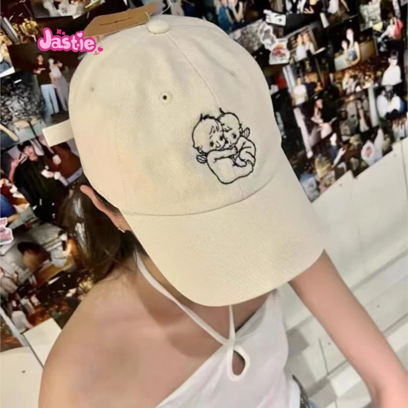 Angel Demon Bear Embroidery Hats For Men Baseball Caps For Women Sunshade Letter New York Hat Casual Cap Gorras Spring Summer