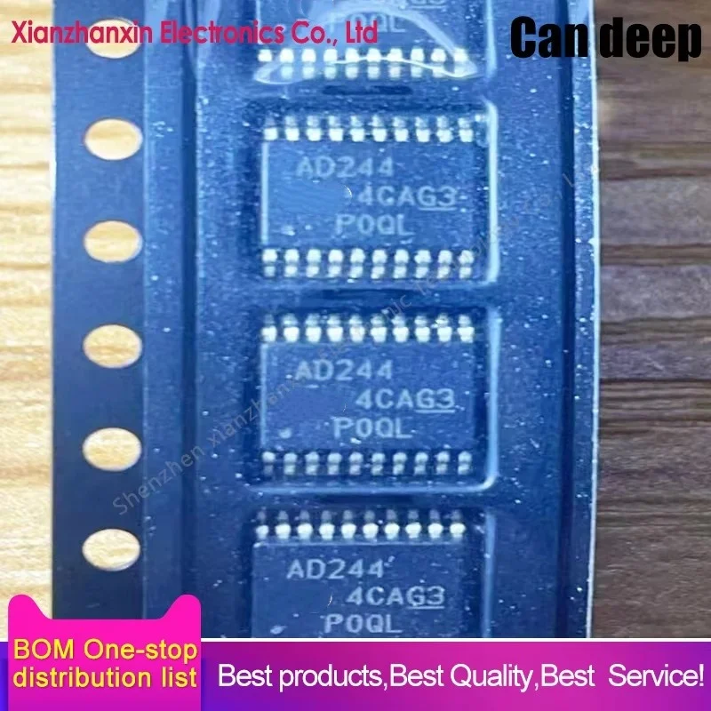 10PCS/LOT  SN74ACT244PWR SN74ACT244 Screen printing AD244 TSSOP-20 Buffer/driver chip