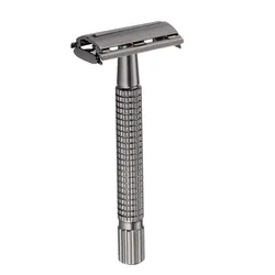 Rasoir de sécurité à double tranchant pour hommes et femmes, rasoir d'épilation classique, rasoir de sécurité réglable, rasoir de barbier sphérique, rasage manuel